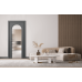 Дверь Belwooddoors Межкомнатная дверь Аргентум 1A со стеклом Эмаль шёлк