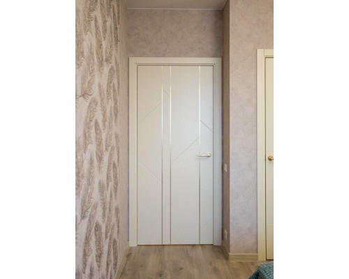 Дверь Belwooddoors Межкомнатная дверь Флекс 1 Молдинг Золото глухая Эмаль заказной Дверь Belwooddoors Межкомнатная дверь Флекс 1 Молдинг Золото глухая Эмаль заказной