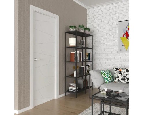 Дверь Belwooddoors Межкомнатная дверь Svea глухая Эмаль светло-серый