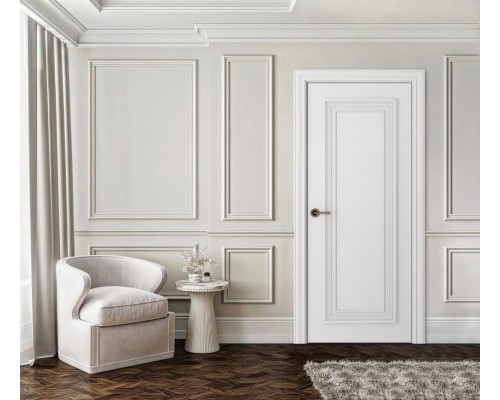 Дверь Belwooddoors Межкомнатная дверь Палаццо 1 глухая Эмаль белый Дверь Belwooddoors Межкомнатная дверь Палаццо 1 глухая Эмаль белый