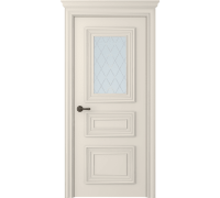 Дверь Belwooddoors Межкомнатная дверь Палаццо 3/1 с зеркалом Эмаль жемчуг