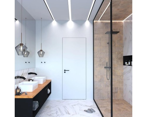 Дверь Belwooddoors Межкомнатная дверь Smart Invisible Pro глухая Грунтованное