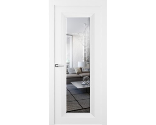 Дверь Belwooddoors Межкомнатная дверь Либра 1 с зеркалом Эмаль шёлк Дверь Belwooddoors Межкомнатная дверь Либра 1 с зеркалом Эмаль шёлк