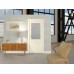 Дверь Belwooddoors Межкомнатная дверь Кремона 2 со стеклом Эмаль жемчуг