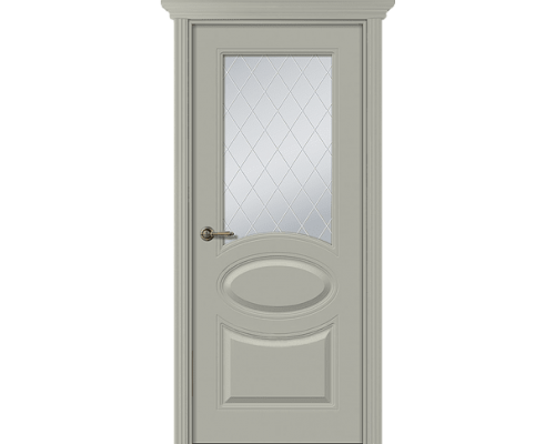 Дверь Belwooddoors Межкомнатная дверь Элина со стеклом Эмаль шёлк