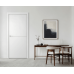 Дверь Belwooddoors Межкомнатная дверь Avesta 1H Молдинг Хром декоративные элементы Эмаль белый