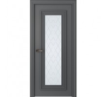 Дверь Belwooddoors Межкомнатная дверь Палаццо 1 со стеклом Эмаль графит
