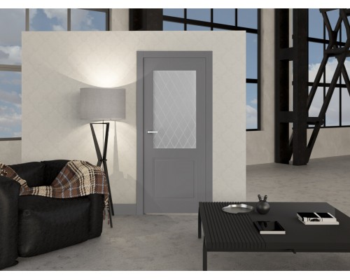 Дверь Belwooddoors Межкомнатная дверь Кремона 2 со стеклом Эмаль жемчуг Дверь Belwooddoors Межкомнатная дверь Кремона 2 со стеклом Эмаль жемчуг