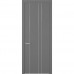 Дверь Belwooddoors Межкомнатная дверь Флекс 1 Молдинг Хром глухая Эмаль графит
