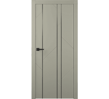Дверь Belwooddoors Межкомнатная дверь Флекс 1 Молдинг Чёрный глухая Эмаль шёлк