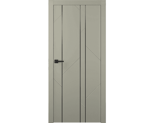 Дверь Belwooddoors Межкомнатная дверь Флекс 1 Молдинг Чёрный глухая Эмаль шёлк