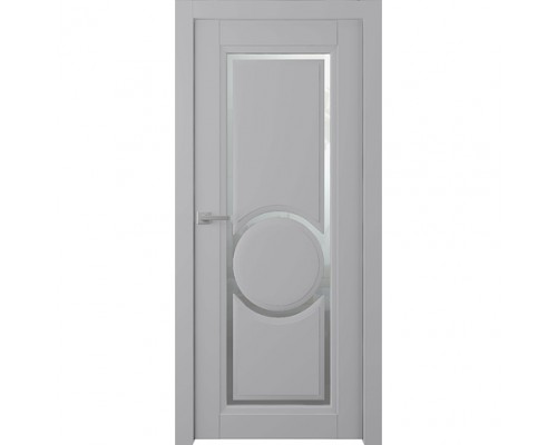 Дверь Belwooddoors Межкомнатная дверь Аурум 3R со стеклом Эмаль светло-серый