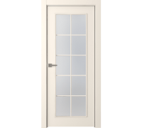Дверь Belwooddoors Межкомнатная дверь Ламира 1 со стеклом Эмаль жемчуг
