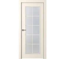 Дверь Belwooddoors Межкомнатная дверь Ламира 1 со стеклом Эмаль жемчуг