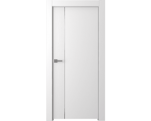 Дверь Belwooddoors Межкомнатная дверь Вега 1 Молдинг Хром Эмаль белый