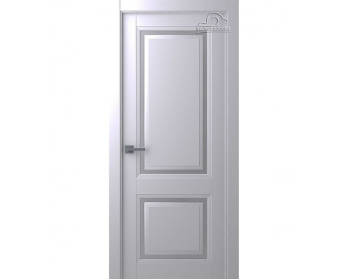 Дверь Belwooddoors Межкомнатная дверь Аурум 2 со стеклом Эмаль светло-серый