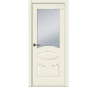 Дверь Belwooddoors Межкомнатная дверь Элина со стеклом Эмаль жемчуг