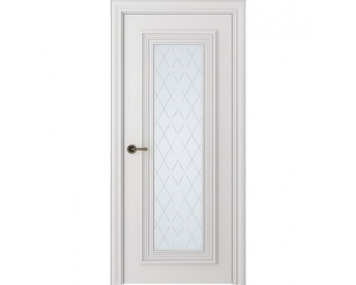 Дверь Belwooddoors Межкомнатная дверь Палаццо 1 со стеклом Эмаль белый