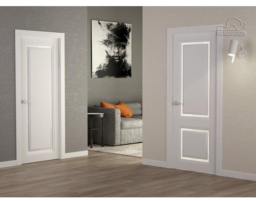 Дверь Belwooddoors Межкомнатная дверь Аурум 1 со стеклом Эмаль заказной Дверь Belwooddoors Межкомнатная дверь Аурум 1 со стеклом Эмаль заказной