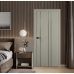 Дверь Belwooddoors Межкомнатная дверь Флекс 1 Молдинг Чёрный глухая Эмаль светло-серый