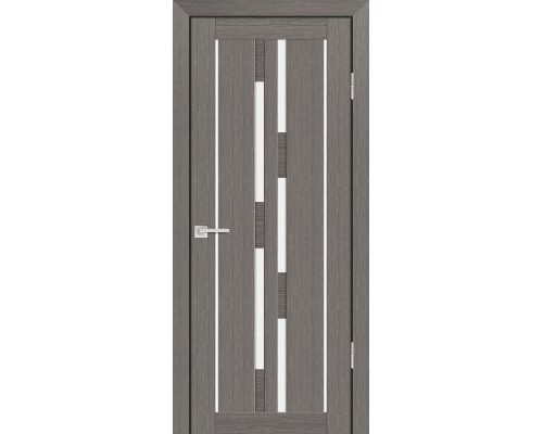 Дверь Profilo Porte PS-33 PP Грей мелинга Белый сатинат Дверь Profilo Porte PS-33 PP Грей мелинга Белый сатинат