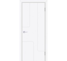 Дверь Текона Smalta-Line 01 эмаль Белый Ral3 ДГ  Д