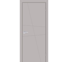 Дверь Текона Smalta-Line 02 эмаль Агат Ral7044 ДГ  Д