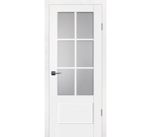 Дверь Profilo Porte PSС-43 Classic РР белый ДО  стекло сатинат