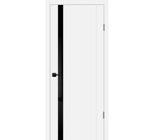 Дверь Profilo Porte PSC-10 PP белый  стекло черный лакобель