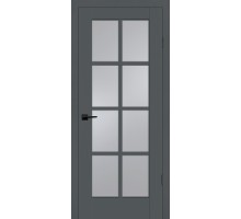 Дверь Profilo Porte PSС-41 Classic РР графит ДО  стекло сатинат