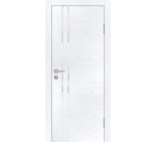 Дверь Profilo Porte P-11 NEW PP дуб скай белый  стекло белоснежный лакобель
