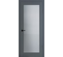 Дверь Profilo Porte PSС-55 РР графит ДО  стекло Moru Optiwhite