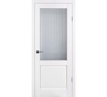 Дверь Profilo Porte PSС-57 РР белый ДО  стекло Moru Optiwhite