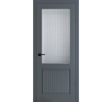 Дверь Profilo Porte PSС-57 РР графит ДО  стекло Moru Optiwhite