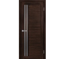 Дверь Stabile Porte Лайт-131 nanotex сан-ремо шоколад  стекло белый сатинат