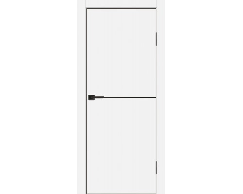 Дверь Profilo Porte P-19 NEW PET белый матовый черный молдинг РЕТ ABS черная кромка с 4-х ст. врезка Дверь Profilo Porte P-19 NEW PET белый матовый черный молдинг РЕТ ABS черная кромка с 4-х ст. врезка