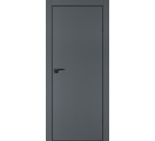 Дверь Profilo Porte P-1 NEW PET графит матовый ABS черная кромка с 4-х ст.