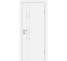 Дверь Profilo Porte P-11 NEW PET белый матовый  стекло белоснежный лакобель