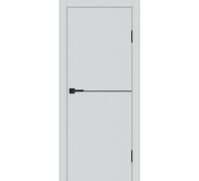 Дверь Profilo Porte P-19 NEW PET агат матовый  черный молдинг врезка под замок и ручку