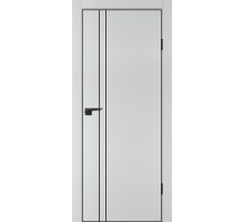 Дверь Profilo Porte P-20 NEW PET агат матовый  черный молдинг РЕТ ABS черная кромка с 4-х ст.
