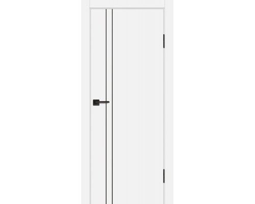Дверь Profilo Porte P-20 NEW PET белый матовый черный молдинг Дверь Profilo Porte P-20 NEW PET белый матовый черный молдинг