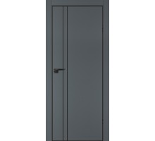 Дверь Profilo Porte P-20 NEW PET графит матовый  черный молдинг РЕТ ABS черная кромка с 4-х ст.