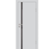Дверь Profilo Porte P-8 NEW PET агат матовый  стекло серый лакобель