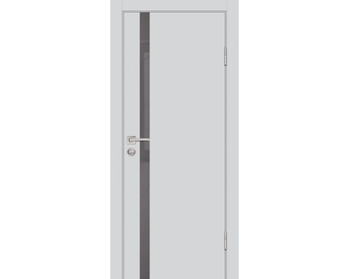 Дверь Profilo Porte P-8 NEW PET агат матовый стекло серый лакобель