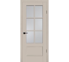 Дверь Profilo Porte PSС-43 Classic РР шеллгрей ДО  стекло сатинат