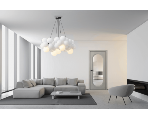 Дверь Belwooddoors Межкомнатная дверь Аргентум 1B со стеклом Эмаль светло-серый Дверь Belwooddoors Межкомнатная дверь Аргентум 1B со стеклом Эмаль светло-серый