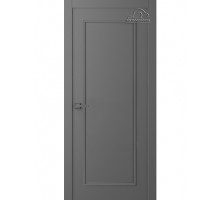 Дверь Belwooddoors Межкомнатная дверь Ламира 1 глухая Эмаль графит