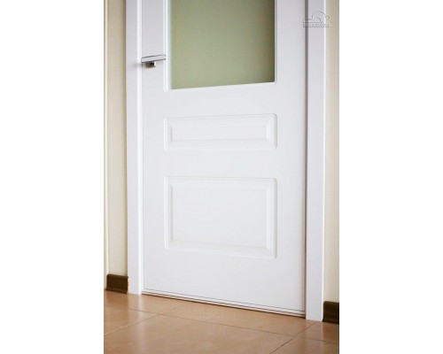 Дверь Belwooddoors Межкомнатная дверь Роялти глухая Эмаль жемчуг