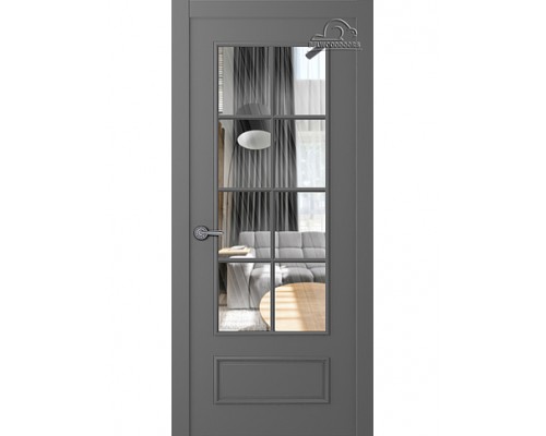 Дверь Belwooddoors Межкомнатная дверь Ламира 5 со стеклом Эмаль графит Дверь Belwooddoors Межкомнатная дверь Ламира 5 со стеклом Эмаль графит