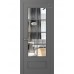 Дверь Belwooddoors Межкомнатная дверь Ламира 5 со стеклом Эмаль графит